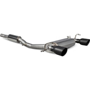 Scorpion Exhaust Cat-Back (Res) Twin Daytona BLK - Audi TT MK1 Quattro 3.2 V6 1999 - 2006