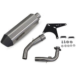 Scorpion Serket Parallel Full System Stainless Steel Exhaust For Vespa GTS 125 iGET 2017-2019