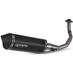 Scorpion Serket Parallel Full System Black Ceramic Exhaust For Vespa GTS 125 iGET 2017-2019