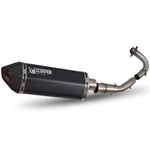 Scorpion Serket Parallel Full System Black Ceramic Exhaust For Scomadi TL 125 Euro 4 2017-2018