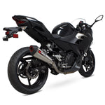Scorpion Serket Taper Stainless Steel Exhaust For Kawasaki Ninja 400 2018-2024
