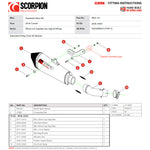 Scorpion Serket Taper Titanium Exhaust For Kawasaki Ninja 400 2018-2024