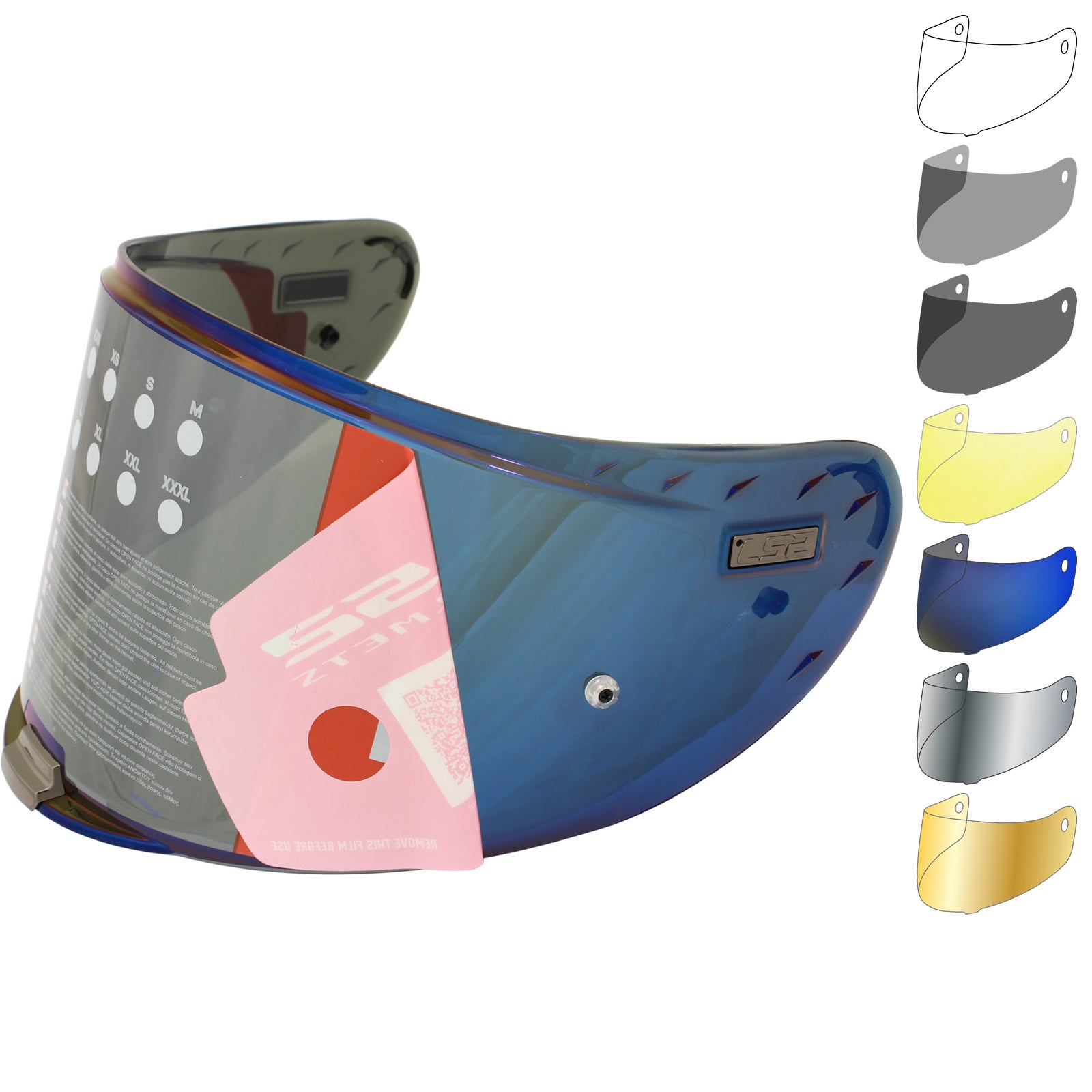 LS2 FF327 CHALLENGER SUN VISOR MECH SYSTEM