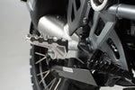 SW Motech Evolution Footpegs - Kawasaki KLR650 2001-2003 - Black/Silver