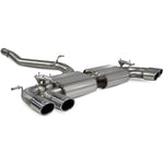 Scorpion Car Exhaust Cat-Back System Non-Resonated Electronic Valved Polished Monaco - VW Golf R MK7.5 2017-2020