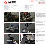 Scorpion Car Exhaust Cat-Back System Non-Resonated Electronic Valved Black Ceramic Monaco - VW Golf R MK7.5 2017-2020