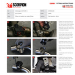 Scorpion Car Exhaust Cat-Back System Non-Resonated Electronic Valved Black Ceramic Daytona - VW Golf R MK7.5 2017 - 2020