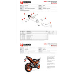 Scorpion Serket Taper Carbon Exhaust For KTM RC 390 2017-2021