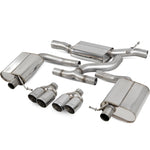 Scorpion Car Exhaust Cat-Back System (Resonated) Polished Daytona for VW Golf R 7.5 Estate Facelift (GPF & Non-GPF Models) 2018-2020