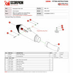 Scorpion Serket Taper Carbon Fibre Exhaust For Kawasaki Ninja ZX-6R 2019-2025