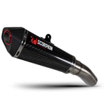Scorpion Serket Taper Carbon Fibre Exhaust For Kawasaki Ninja ZX-6R 2019-2025