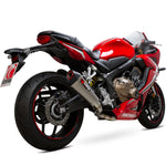 Scorpion Serket Taper Satin Titanium Exhaust For Honda CBR650R 2019-2020