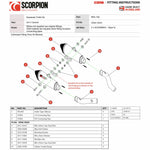 Scorpion Serket Taper Stainless Steel Exhaust For Kawasaki Z1000SX Euro 4 2017-2019