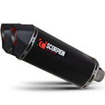 Scorpion Serket Parallel Black Ceramic Exhaust For Triumph Speed Triple 1050 S And RS 2018-2020
