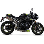 Scorpion Serket Parallel Satin Titanium Exhaust For Triumph Speed Triple 1050 S And RS 2018-2020