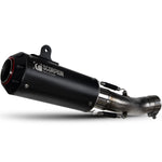 Scorpion Red Power Black Ceramic Exhaust For Triumph Speed Triple 1050 S And RS 2018-2020