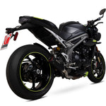 Scorpion Red Power Black Ceramic Exhaust For Triumph Speed Triple 1050 S And RS 2018-2020