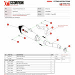 Scorpion Red Power Stainless Steel Exhaust For Triumph Speed Triple 1050 S And RS 2018-2020