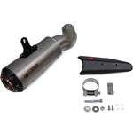 Scorpion Red Power Satin Titanium Exhaust For Kawasaki Z900 And Z900 A2 2017-2019