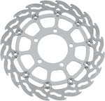 Moto Master Flame Series Front Right Brake Disc - Kawasaki ZX-6 RR 600 2003-2004