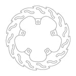 Moto Master Flame Series Rear Brake Disc - Aprilia SMV 900 2017-2020