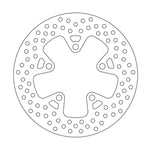 Moto Master Halo Series Rear Brake Disc - Kawasaki ZXR750 R 1991-1995