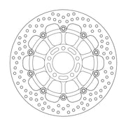 Moto Master Halo Series Floating Front Brake Disc - Suzuki GSX-R 750 R 1989