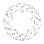 Moto Master Flame Series Front Brake Disc - Gilera D.N.A 50 GP 2003-2008