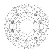 Moto Master Flame Series Floating Front Left Brake Disc - Suzuki GSX-R 750 2008-2017