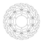 Moto Master Flame Series Floating Front Right Brake Disc - Suzuki GSX-R 750 2008-2017