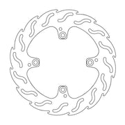 Moto Master Flame Series Rear Brake Disc - Ducati Streetfighter 848 2012-2015