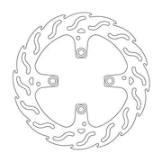 Moto Master Flame Series Rear Brake Disc - Ducati Streetfighter 1100S 2010-2013