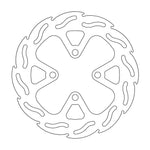Moto Master Flame Series Front Brake Disc - Honda Vision 110 CBS 2018-2020