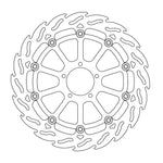 Moto Master Flame Series Floating Front Left Brake Disc - Yamaha YZF-R1 1000SP 2006