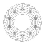 Moto Master Flame Series Front Left Brake Disc - Yamaha YZF-R6 600 2017-2024