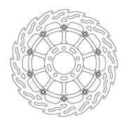 Moto Master Flame Series Front Left Brake Disc - Kawasaki ZX-10 RR 1000 Ninja 2017-2023