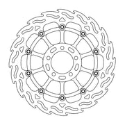 Moto Master Flame Series Front Right Brake Disc - Kawasaki ZX-10 RR 1000 Ninja 2017-2023
