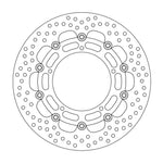 Moto Master Halo Series Floating Racing Front Brake Disc - Yamaha YZF-R1 1000 2009-2014