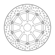 Moto Master Halo Series Floating Front Brake Disc - Yamaha YZF-R1 1000 SP 2006