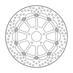 Moto Master Halo Series Floating Front Brake Disc - Yamaha YZF-R1 1000 SP 2006