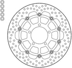 Moto Master Halo Series Floating Front Brake Disc - Kawasaki ZX-10 R 1000 Ninja 2017-2024