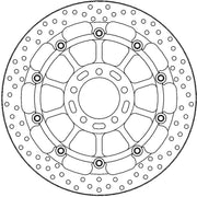 Moto Master Halo Series Floating Front Brake Disc - MV Agusta Rush 1000 2020-2023