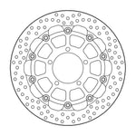 Moto Master Halo Series Floating Racing Brake Disc - Kawasaki ZX-6 RR 600 2005-2006