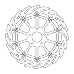 Moto Master Flame Series Floating Front Right Brake Disc - Triumph Tiger 900 GT 2020-2023