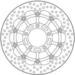 Moto Master Halo Series T-Floater Front Brake Disc - Mv Agusta Rush 1000 2020-2023