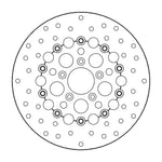 Moto Master Halo Series Floating Front Brake Disc - Harley Davidson FXDWGI 1450 EFI 2006