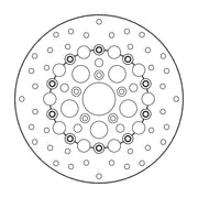 Moto Master Halo Series Floating Front Brake Disc - Harley Davidson FXDWGI 1450 EFI 2006