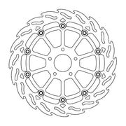 Moto Master Flame Series Floating Front Right Brake Disc - KTM Duke 890 R 2020-2023