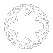 Moto Master Flame Series Rear Brake Disc - TM Racing SMM 530 F 2003