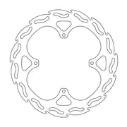 Moto Master Flame Series Rear Brake Disc - Tm Racing TMSMR 450 ES FI